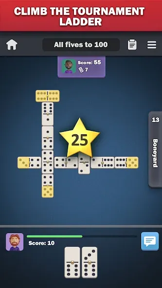 Dominoes online - play Domino!  [МОД Бесконечные деньги] Screenshot 3