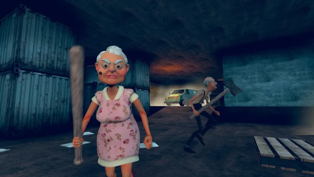 Grandpa & Granny 4 Online Game  [МОД Бесконечные деньги] Screenshot 1