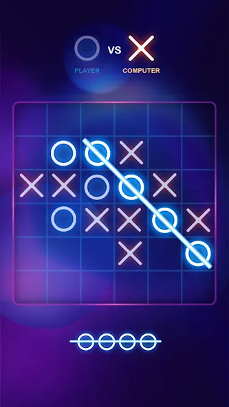 Tic Tac Toe 2 Player: XO Game (Тик Так Тоу 2 игрока)  [МОД Много монет] Screenshot 5