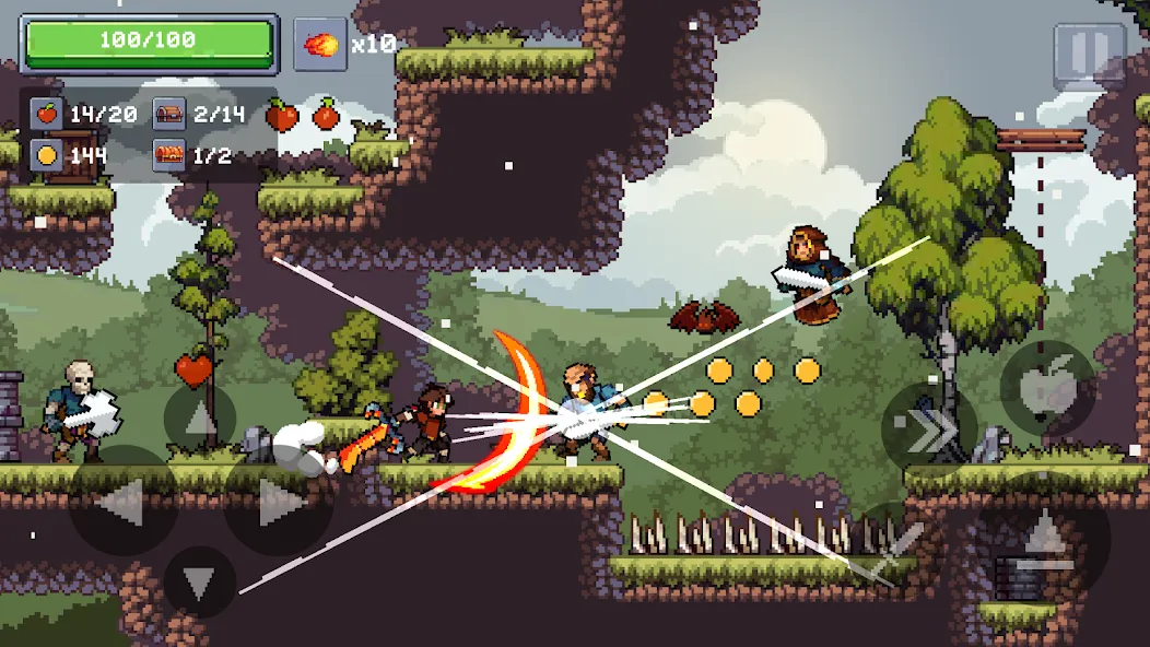 Apple Knight 2: Action Game (Эппл Найт)  [МОД Все открыто] Screenshot 2