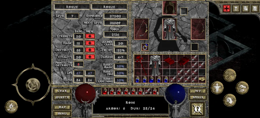 DevilutionX - Diablo 1 port (ДевилутионЭкс)  [МОД Unlimited Money] Screenshot 3