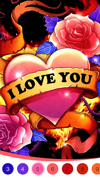 Coloring Book -Paint by Number (Малер Плюс)  [МОД Много денег] Screenshot 2