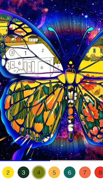 Coloring Book -Paint by Number (Малер Плюс)  [МОД Много денег] Screenshot 4