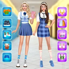 Скачать взломанную College Dress Up for Girls (Капель Макеовер)  [МОД Бесконечные монеты] - последняя версия apk на Андроид