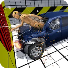 Скачать взломанную Car Crash Test Simulator  [МОД Меню] - стабильная версия apk на Андроид