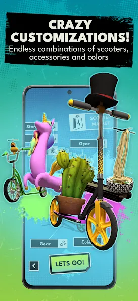 Touchgrind Scooter (Тачгринд Скутер)  [МОД Много денег] Screenshot 5