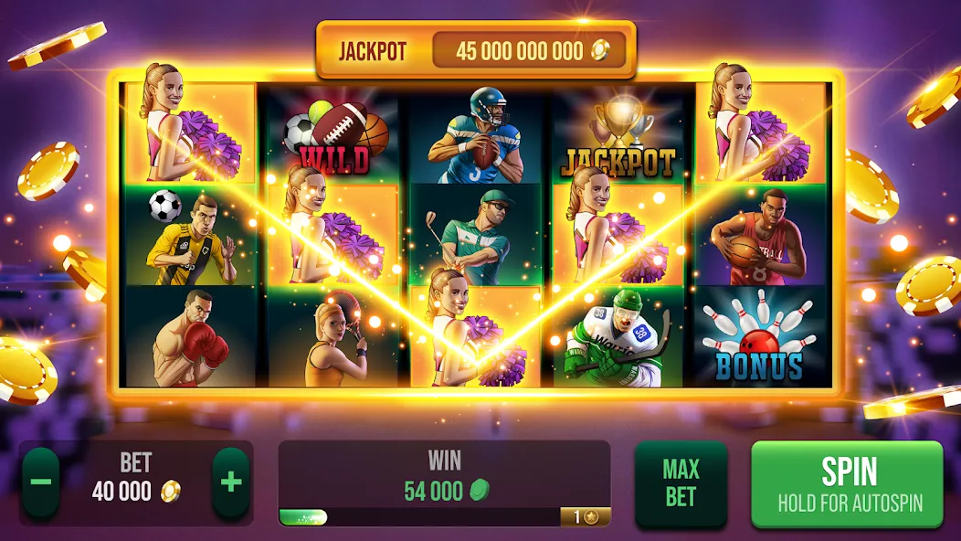 Casino All Star: Poker & Slots (Казино Олл Стар)  [МОД Меню] Screenshot 3