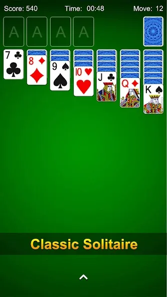 Solitaire - Classic Card Game (Солитер)  [МОД Много денег] Screenshot 2