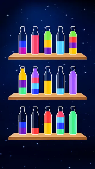 Water Sort Puzzle - Color Game (Уотер Сорт Пазл)  [МОД Много денег] Screenshot 5