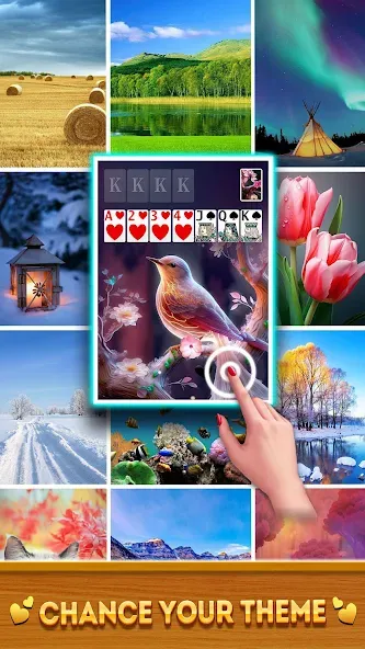 Spider Solitaire Card Game  [МОД Бесконечные монеты] Screenshot 3