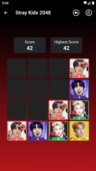 Stray Kids 2048 Game (Стрей Кидз 2048 игра)  [МОД Unlocked] Screenshot 3