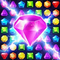 Скачать взлом Jewels Planet - Match 3 Puzzle  [МОД Много монет] - полная версия apk на Андроид