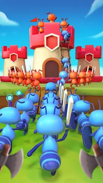 Ant Fight: Conquer the Tower  [МОД Бесконечные монеты] Screenshot 1