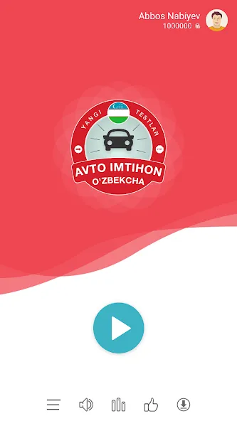 Millioner Avto Imtihon 2024 (Миллионер Авто Имтихон 2023)  [МОД Unlimited Money] Screenshot 1