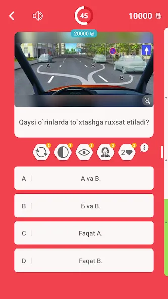 Millioner Avto Imtihon 2024 (Миллионер Авто Имтихон 2023)  [МОД Unlimited Money] Screenshot 2