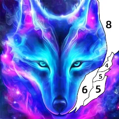 Взлом Wolf Coloring Book Color Game (Вульф Колоринг Бук Колор Гейм)  [МОД Меню] - стабильная версия apk на Андроид