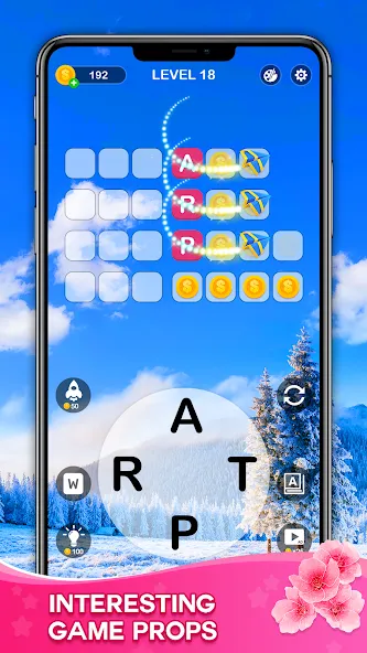 Word Connect - Train Brain (Ворд Коннект)  [МОД Бесконечные монеты] Screenshot 3